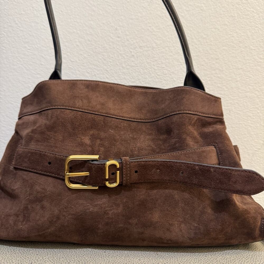 Marc Jacobs Satchel Shoulder bag ‘Dakota’ - Suede Dark Brown - Picture 7 of 16